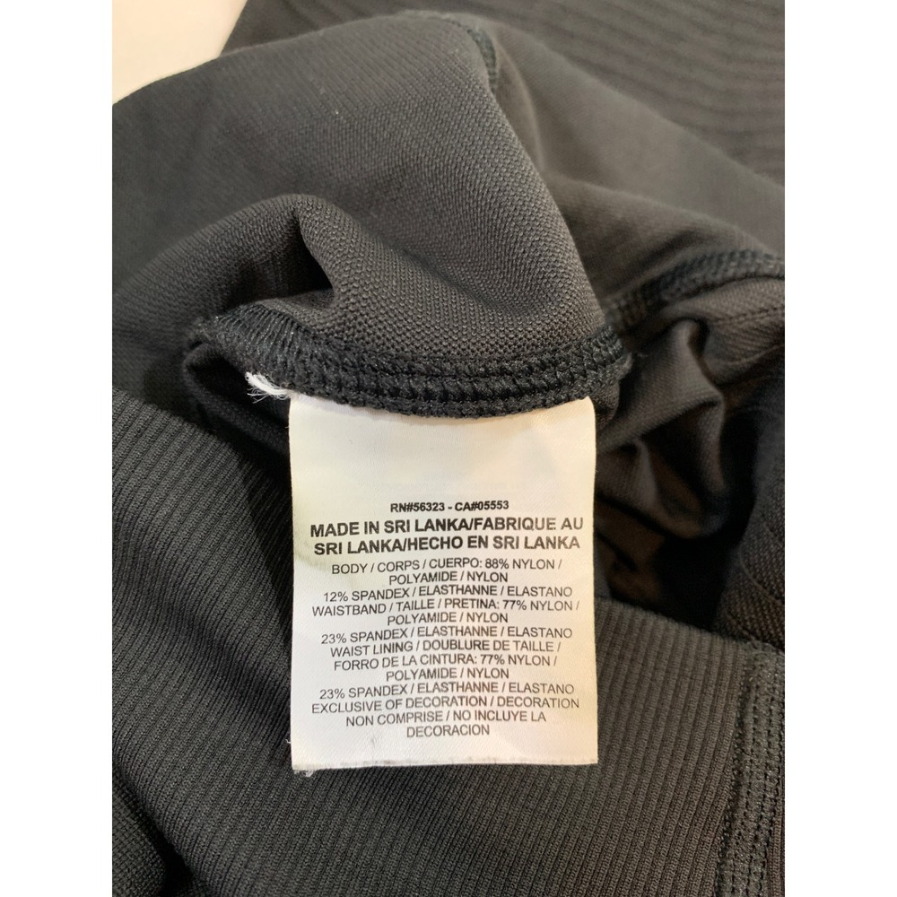 Nike Dri-FIT Zonal Strength Training Tights Womens Large Black Cropped Leggings - Picture 6 of 10